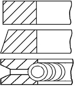 08-961807-00, Кольца dm.74.00 +0,50 [1.2-1.5-2.8] 1 ПОР.
