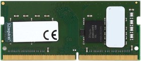 Фото 1/10 Модуль памяти Kingston DDR4 SO-DIMM 4Gb 2666МГц CL19 (KVR26S19S6/4)