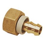 0132 10 60, Brass Female Pneumatic Quick Connect Coupling, 16mm Hose Barb