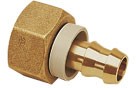 0132 10 60, Brass Female Pneumatic Quick Connect Coupling, 16mm Hose Barb