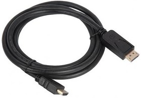 (CC-DP-HDMI-6) Кабель DisplayPort-HDMI Gembird/Cablexpert CC-DP-HDMI-6, 1,8м, 20M/19M, черный, экран, пакет