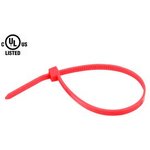 RND 475-00659, Cable Tie 100 x 2.5mm, Polyamide 6.6 W, 78.45N, Red