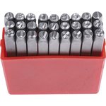 4mm x 27 Piece Engraving Letter Punch Set, (Letters: A → Z)