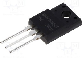 MBRF10100CT, Diode: Schottky rectifying; THT; 100V; 10A; ITO220AB; tube; Ir: 1mA
