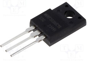 MBRF20200CTR, Diode: Schottky rectifying; THT; 200V; 20A; ITO220AB; tube; Ir: 1mA