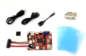 Фото 1/4 Cubieboard 3 / Cubietruck Kit, Одноплатный компьютер на базе SoC AllWinner A20 (Dual-Core ARM Cortex A7)