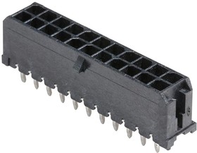 43045-2213, Pin Header, Wire-to-Board, 3 мм, 2 ряд(-ов), 22 контакт(-ов), Through Hole Straight