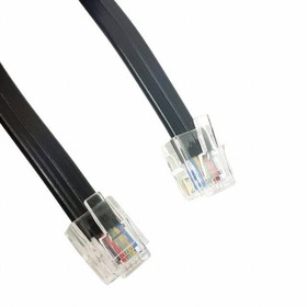 520-26-6600-BL-0005F, Cable Assembly Modular 1.52m 26AWG Modular Plug to Modular Plug 6 to 6 POS PL-PL Crimp-Crimp Carton