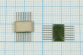Резисторная сборка 1,0 кОм x 7, мощность 0,075 Вт, размер SOIC10x7x2, контакты 14C, Б19К-1-1