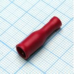 FRD1.25-156, (FRD1.25-156 red), наконечник кабельный - гнездо трубчатое ...