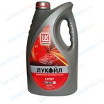 19195, ЛУКОЙЛ Супер 15W40 (4L) масло моторное! минеральное\ API SG/CD