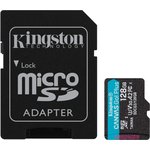 Карта памяти microSDXC UHS-I U3 Kingston Canvas Go! Plus 128 ГБ, 170 МБ/с ...