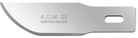 Scalpel blade, for ACMH5 SM, BW 12 mm, L 46 mm, ACM22 SM