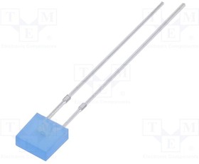 OSB5SA7DA4B, LED; rectangular; 2x5x5mm; blue; 220?330mcd; 100°; Front: flat; 20mA