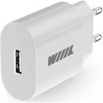 Сетевое зарядное устройство Wiiix UNN-4-1-01-QC-W, USB, 18Вт, 3A, белый