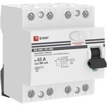 Выключатель дифференциального тока (УЗО) 4п 63А 300мА тип AC ВД-100 ...