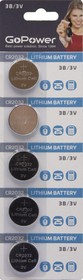 Батарейка GoPower CR2032 BL5 Lithium 3V (5/100/2000)