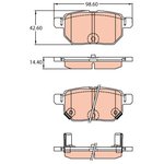 GDB3454, GDB3454_=1286 02 !колодки дисковые з.\ Toyota Auris 1.4VVT-i -2.2D 07 ...