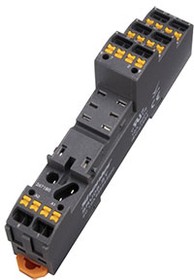 Фото 1/5 SRU08-ST, Колодка, push-in, на рейку DIN35, для RFT2CO, 46.52, G2R-2, KRI2