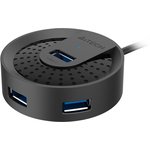 Разветвитель USB 3.0 A4Tech HUB-30 4порт. черный