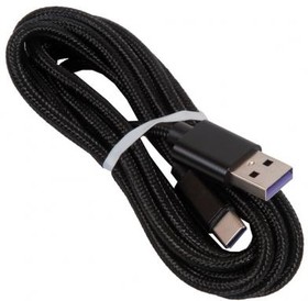 (Кабель USB TYPE C) кабель USB TYPE C 2метра черный