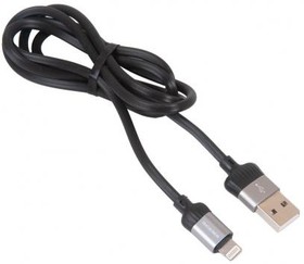 (6931474705969) кабель USB BOROFONE BX28 Dignity USB - Lightning, 2.4А, 1 м, серый металлик