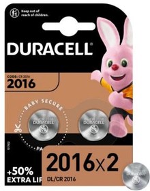 (CR2016) батарейки литиевые Duracell, 2016 3V 2шт