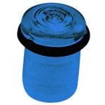SMS_172_BTP, Circular Optical Lens Blue Polycarbonate