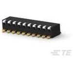 EDSP10SGLNNTR04, DIP Switches / SIP Switches E STACK PIANO 10P G LONG T&R PD ON