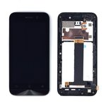 Дисплей для Asus ZenFone Go ZB450KL черный с рамкой