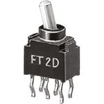 FT 2 D, Переключатель: тумблер; Пол: 2; ON-ON; 0,15A/28ВDC; -40-85°C; 1,96Н