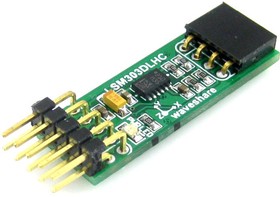 Фото 1/5 LSM303DLHC Board, Электронный компас (3D акселерометр, 3D магнетометр) на базе LSM303DLHC, интерфейс I2C