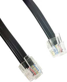 520-26-6600-BL-0014F, Cable Assembly Modular 4.26m 26AWG Modular Plug to Modular Plug 6 to 6 POS PL-PL Crimp-Crimp Carton
