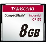 TS8GCF170, Memory Card, CompactFlash (CF), 8GB, 87MB/s, 68MB/s, Black
