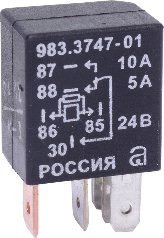 Реле универсальное 5-ти конт. 10/20А 12В (СОАТЭ)