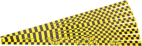 04557/040462, Наклейка-знак виниловая "Taxi" 4х100см желто-черная комплект (8шт.) AUTOSTICKERS