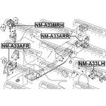 nm-a33arr, ПОДУШКА ДВИГАТЕЛЯ ЗАДНЯЯ (ГИДРАВЛИЧЕСКАЯ) NISSAN MAXIMA/CEFIRO A33 ...