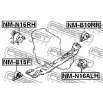 NM-B10RR, NMB-10RR_подушка двигателя задняя!\Nissan Almera B10RS (CLASSIC) 06-12