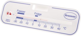 22/483/2, Freezer, Fridge Glass Thermometer, +40 °C max
