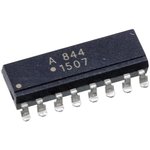 ACPL-844-300E, Оптопара транзисторная 4-х канальная, изоляция 5кВ, 50мА