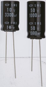 Фото 1/2 4.7μF Electrolytic Capacitor 50V dc, Through Hole - ESMG500ELL4R7ME11D