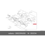 28023PA050, пыльник полуоси комплект