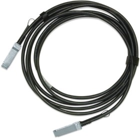 Фото 1/2 Кабель Mellanox Кабель MCP1600-E003E26 Mellanox® Passive Copper cable, IB EDR, up to 100Gb/s, QSFP28, 3m, Black, 26AWG