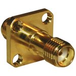 132340, Conn SMA Adapter 0Hz to 18GHz 50Ohm ST Flange Mount F/F Gold