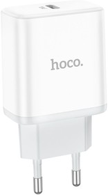 Фото 1/5 Зарядное устройство HOCO C104A Stage 1xUSB-C, 3А, PD20W, QC3.0 (белый)