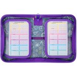 Пенал ПИФАГОР, 1 отделение, 2 откидные планки, полиэстер, 20х14 см ...