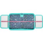 Пенал ПИФАГОР, 1 отделение, 2 откидные планки, полиэстер, 20х14 см ...