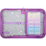 Пенал ПИФАГОР, 1 отделение, 1 откидная планка, полиэстер, 19х13 см ...