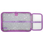 Пенал ПИФАГОР, 1 отделение, 1 откидная планка, полиэстер, 19х13 см ...