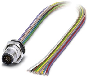 Фото 1/2 1430475, Male 17 way M12 to Sensor Actuator Cable, 500mm